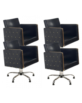 Парикмахерский комплект кресел "Голдиум Блэк"