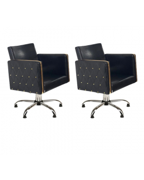 Парикмахерский комплект кресел "Голдиум Блэк П"