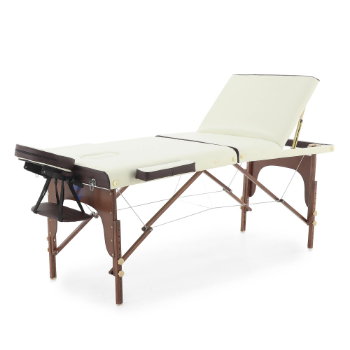 Массажный стол складной деревянный "JF-AY01" (PW3.20.13A-00) 3-х секционный NEW