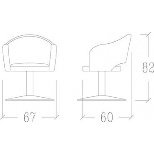 Кресло парикмахерское "OXFORD"