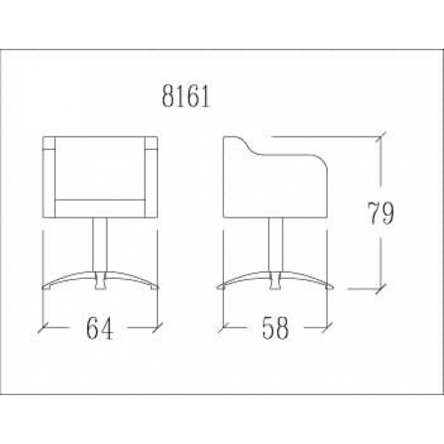 Кресло парикмахерское "MUSA"