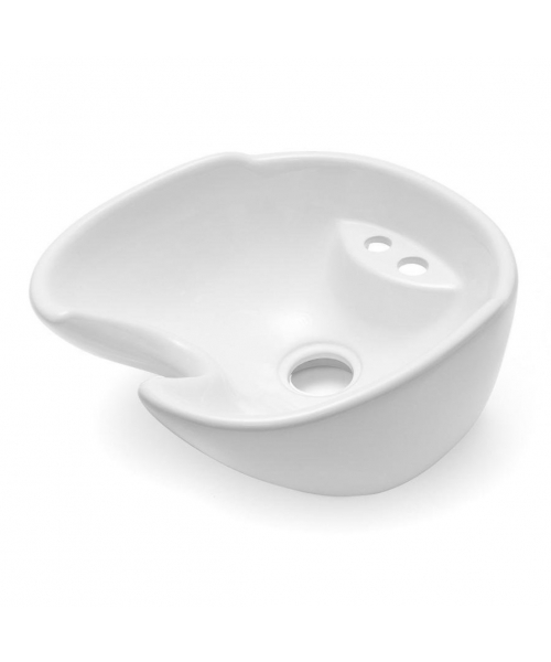 Парикмахерская глубокая раковина SUN&SPA "БРОСС" белая + СЛИВ