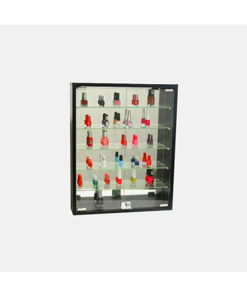 Полочка под лаки с зеркалом и замком "Vitale"